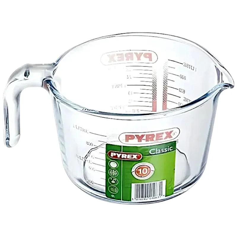 Verre A Mesure 1L 246B Avec Couvercle PYREX