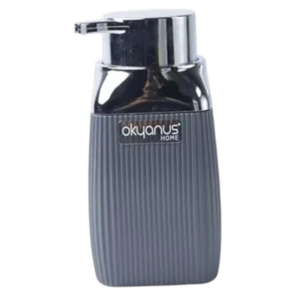 Distributeur De Savon Chrome Noir Oky-503-1 OKYANUS