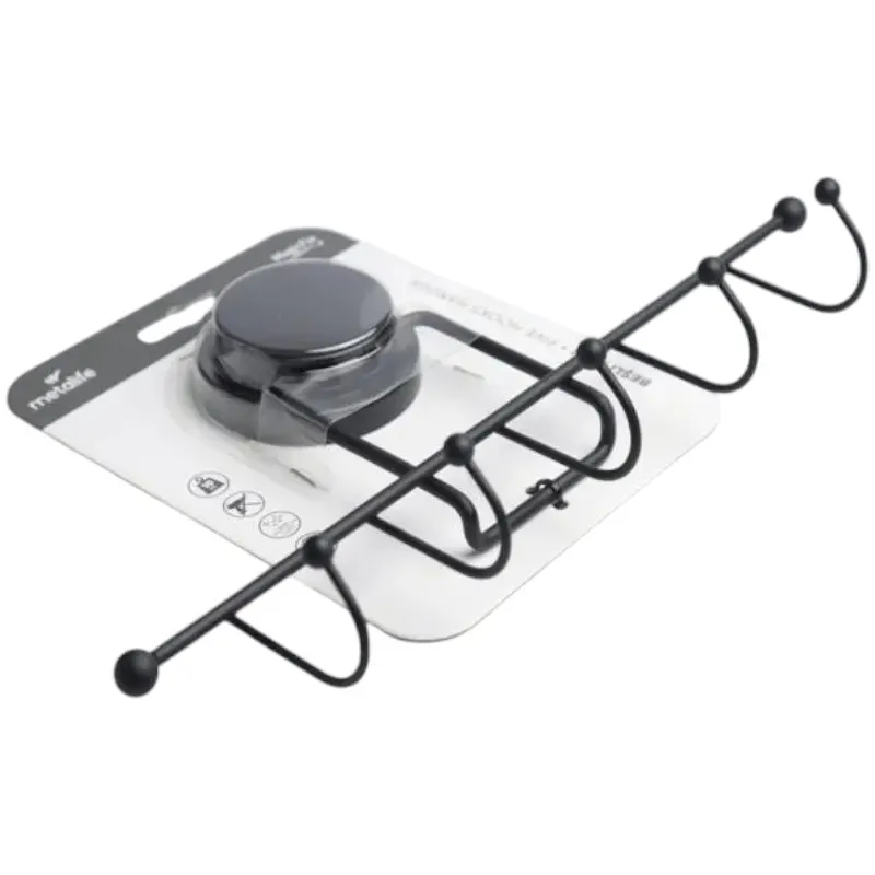 Crochet De 5 Salle De Bain Noir Mgs-702 OKYANUS
