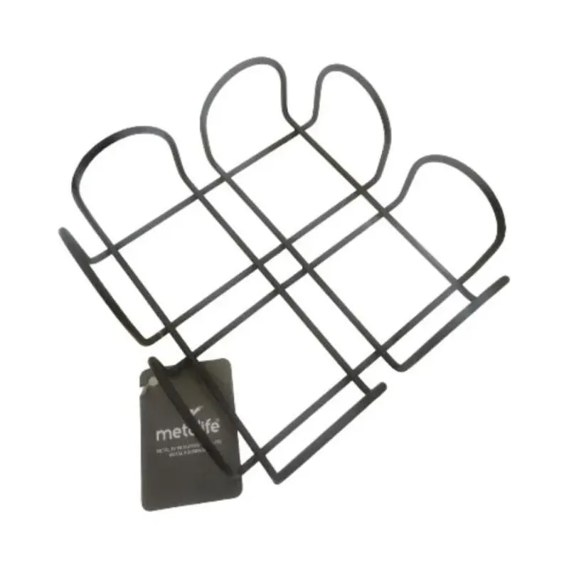 Porte-Serviette Horizontal / Noir METALIFE