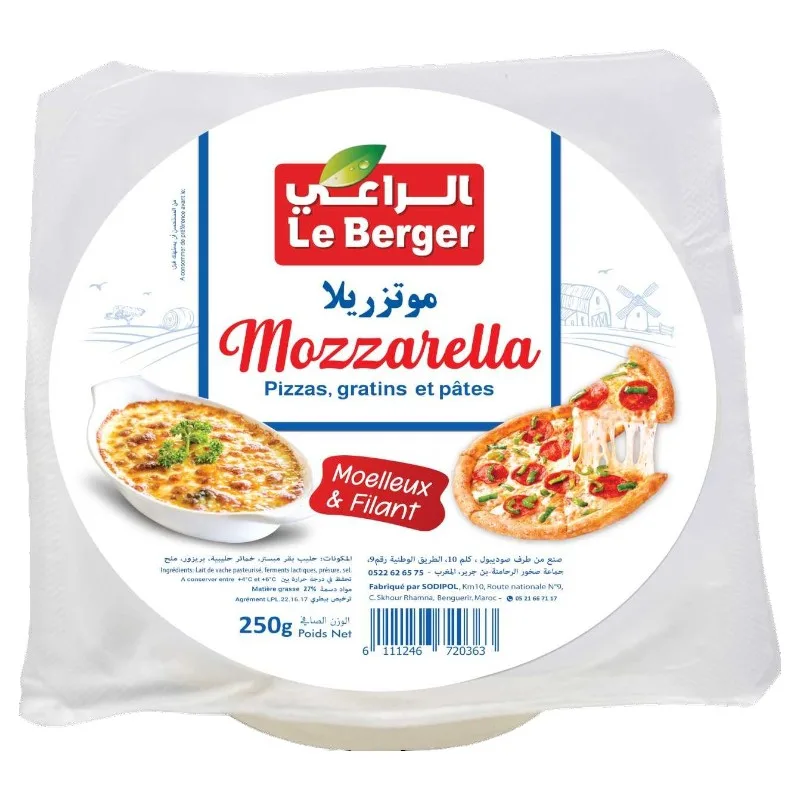 Fromage Mozzarella 250g - LE BERGER