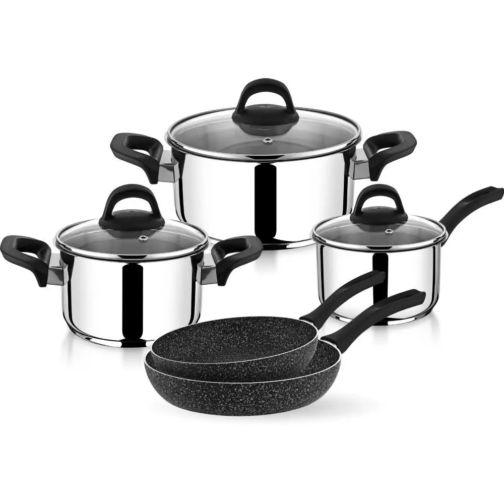 Batterie en inox x8 unités Anett - HASCEVHER