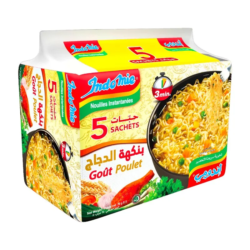 Nouilles instantanées saveur poulet 5x70g - INDOMIE