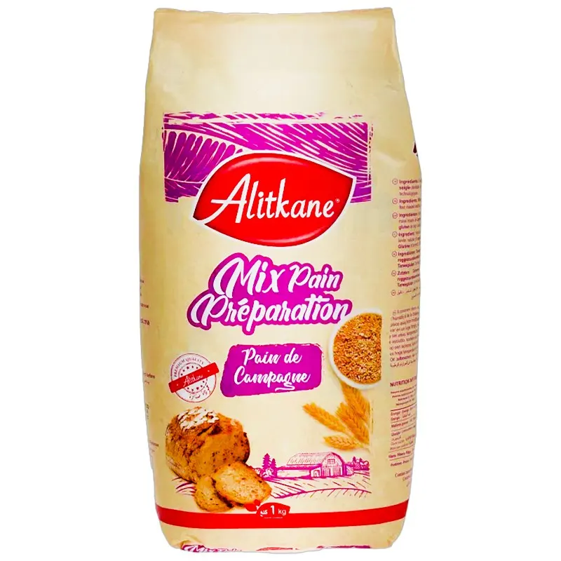 Mix pain de campagne 1Kg - ALITKANE