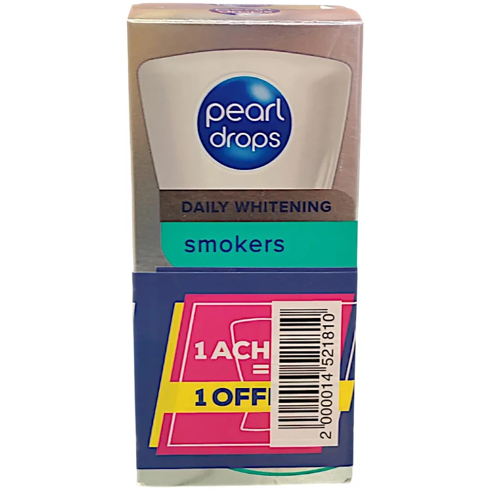Dentifrices fumeur 2x50ml - PEARL DROPS - vue 2