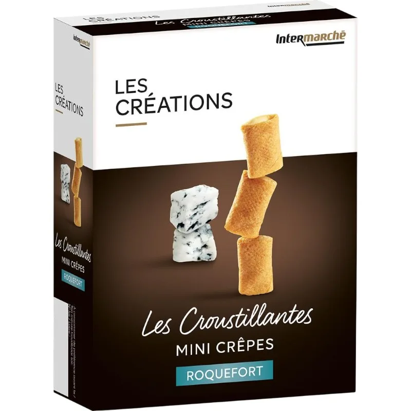 Intermarché - Crêpes dentelle Roquefort Les créations 65g - BOUTON D'OR