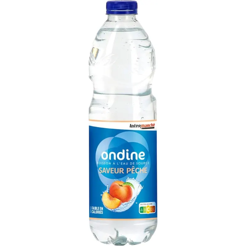 Ondine Boisson à l'eau de source saveur pêche 1,5L