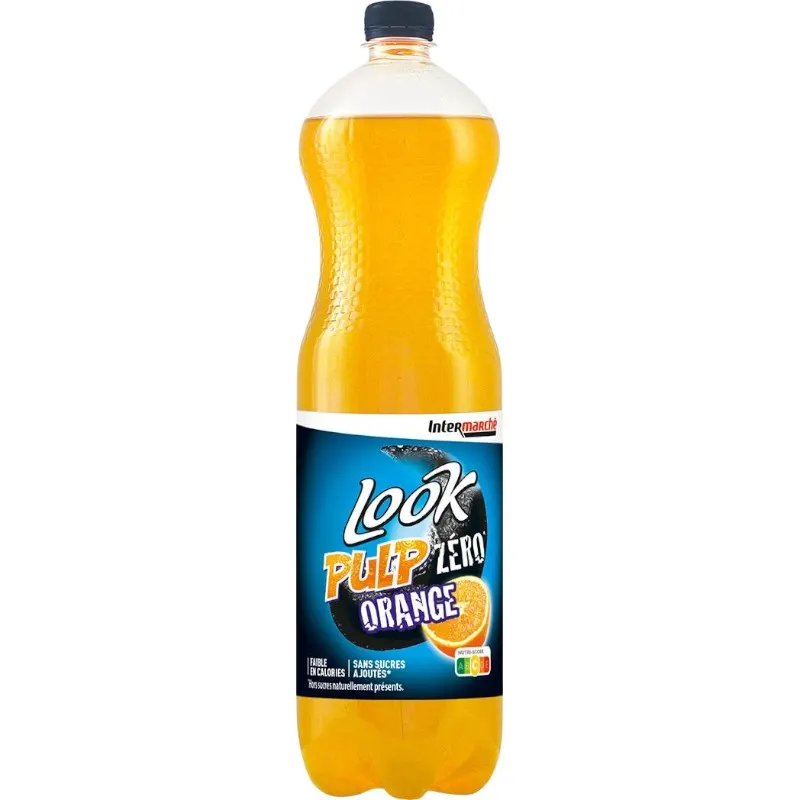 Intermarché - Look Soda pulpe orange zéro en Pet 1,5L
