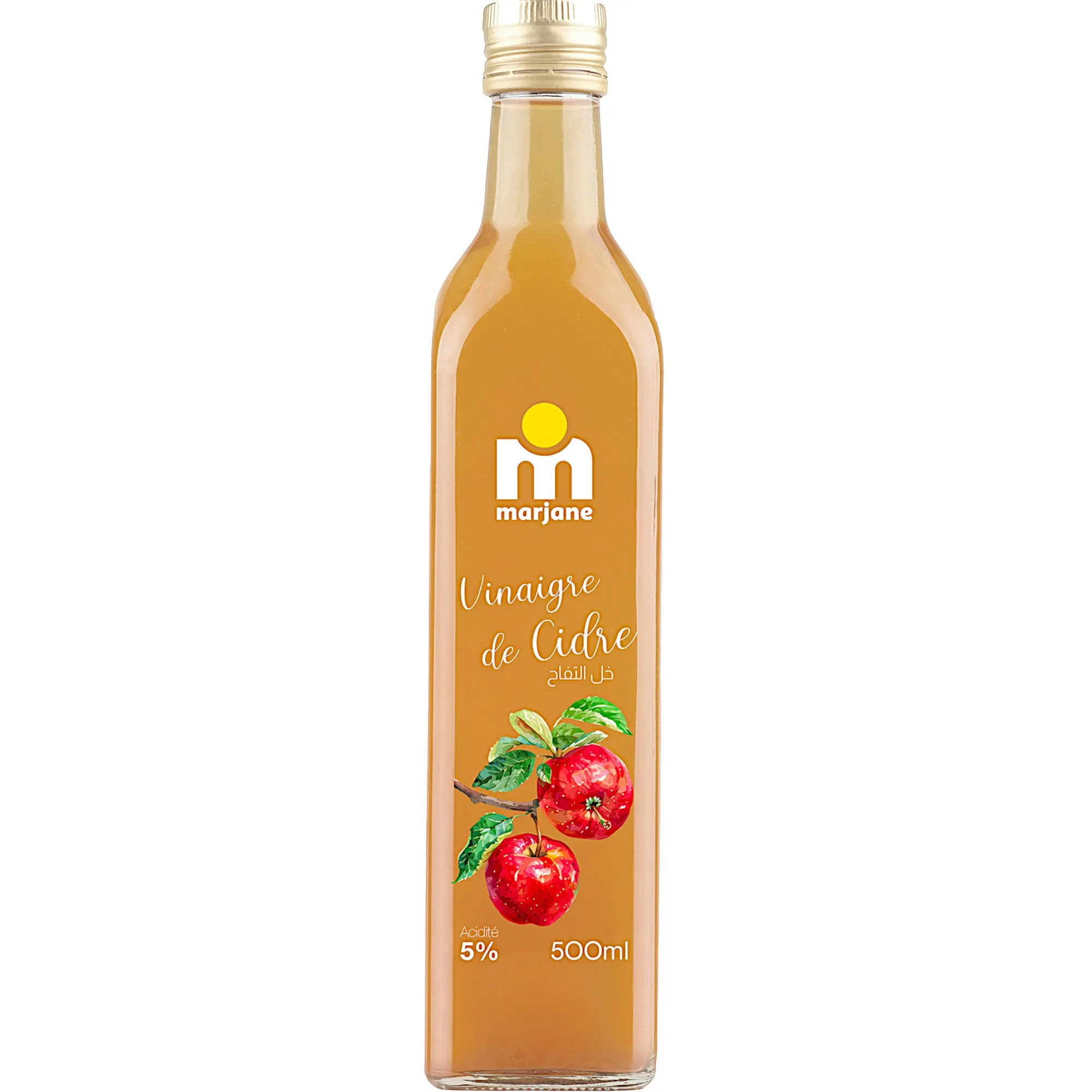 Vinaigre de pomme 5% halal 500ml - MARJANE