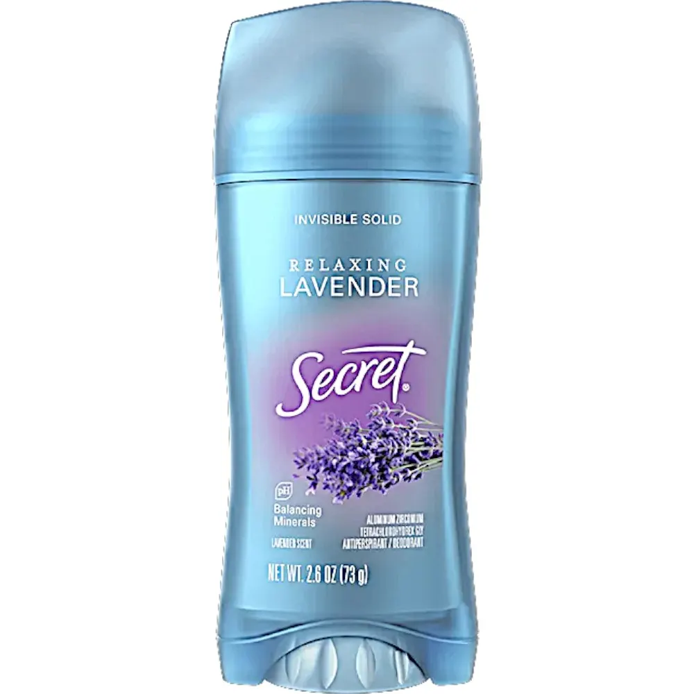 Déodorant antiperspirant Invisible Solid Luxe Lavender 73ml - SECRET