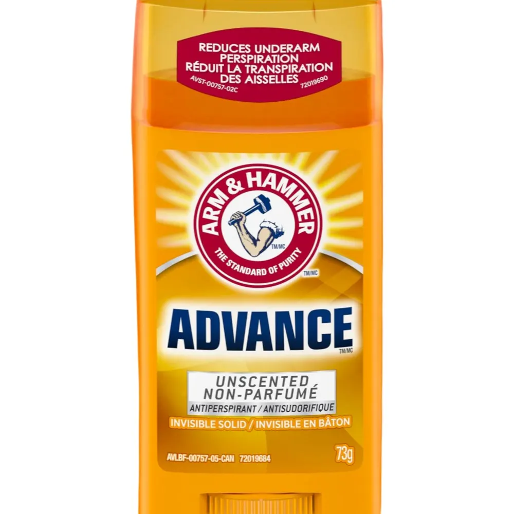 Déodorant antiperspirant Advance Unscented 73 g - ARM & HAMMER