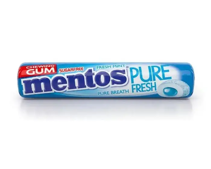 Chewing-gum roll pure fresh mint 18g - MENTOS