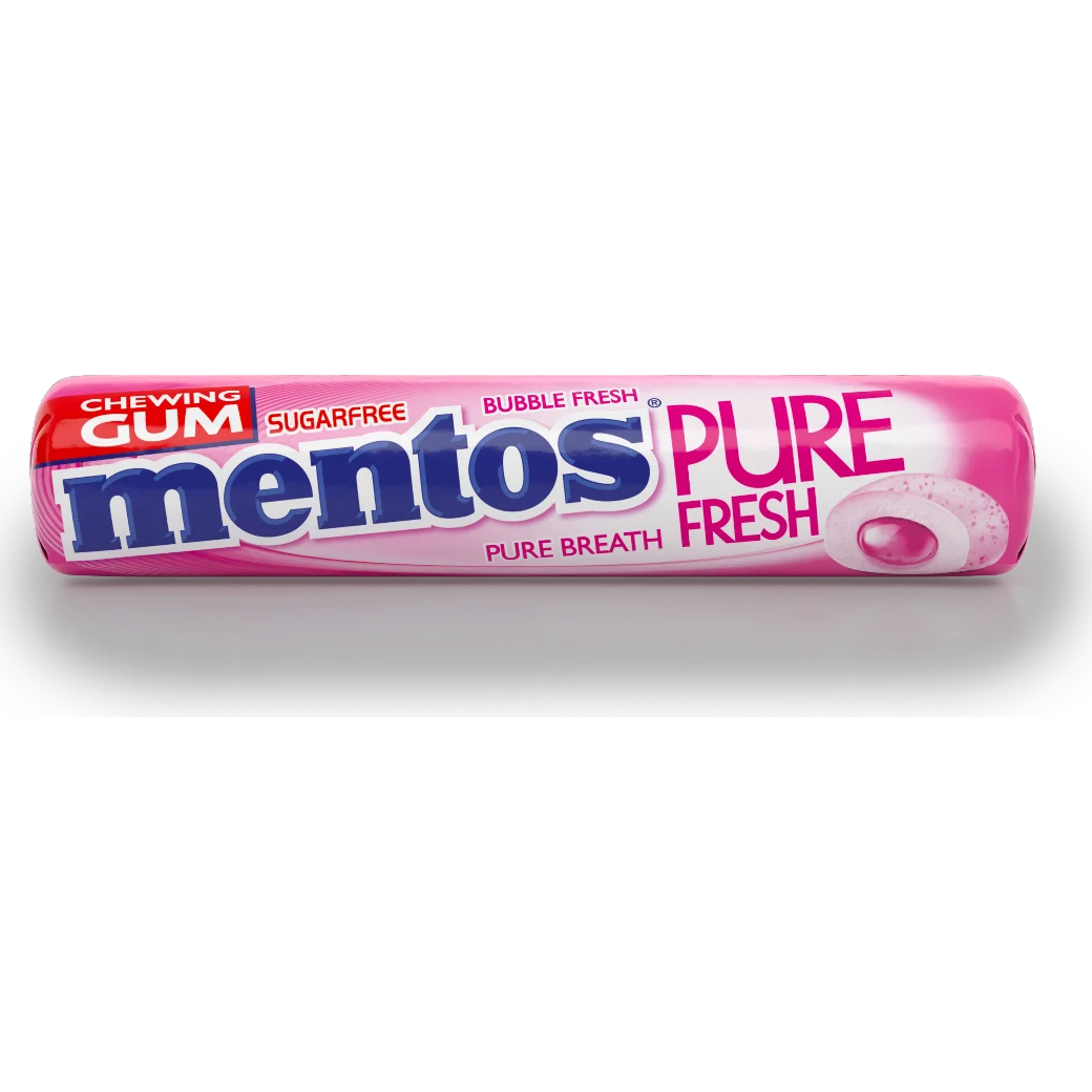 Chewing-gum roll pure fresh bubble 18g - MENTOS 