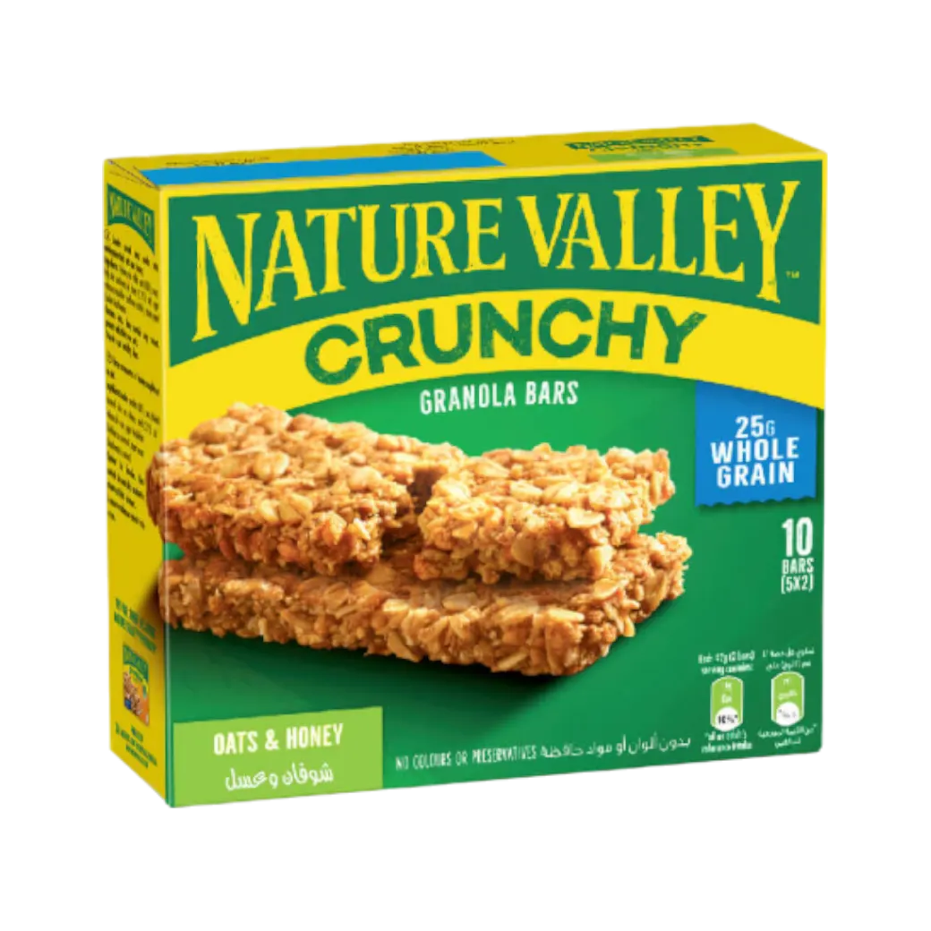 Crunchy granola bars oats and honey 210g - NATURE VALLEY
