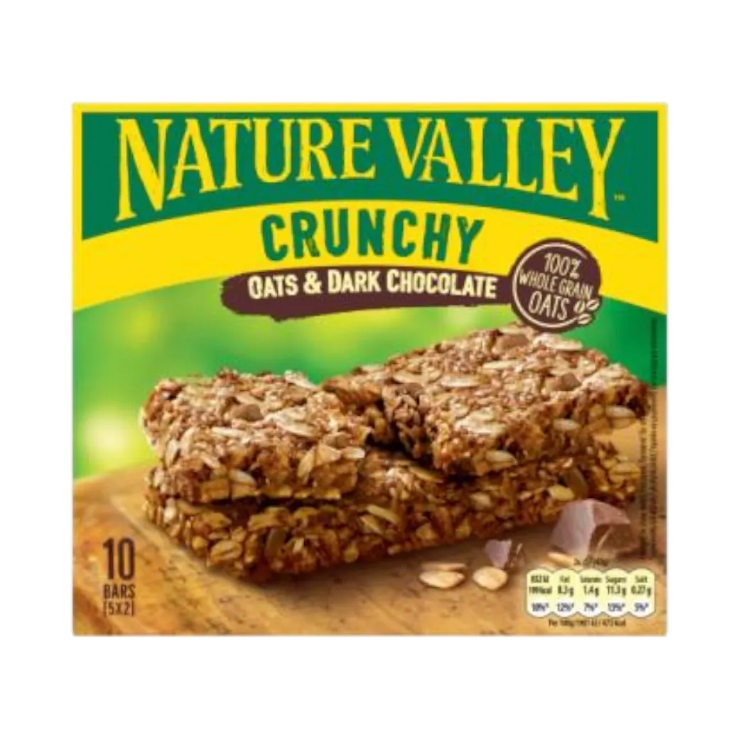 Crunchy granola bars oats & dark chocolate 210g - NATURE VALLEY