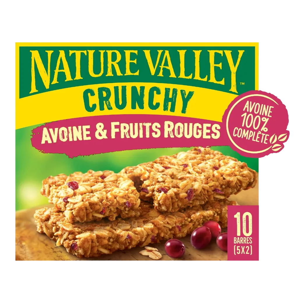 Crunchy granola bars oats & berries 210g - NATURE VALLEY