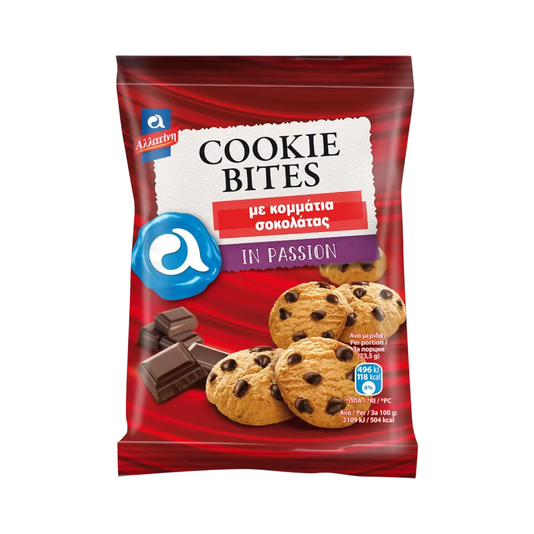 Cookies bites chocolate chips 70g - ALLATINI
