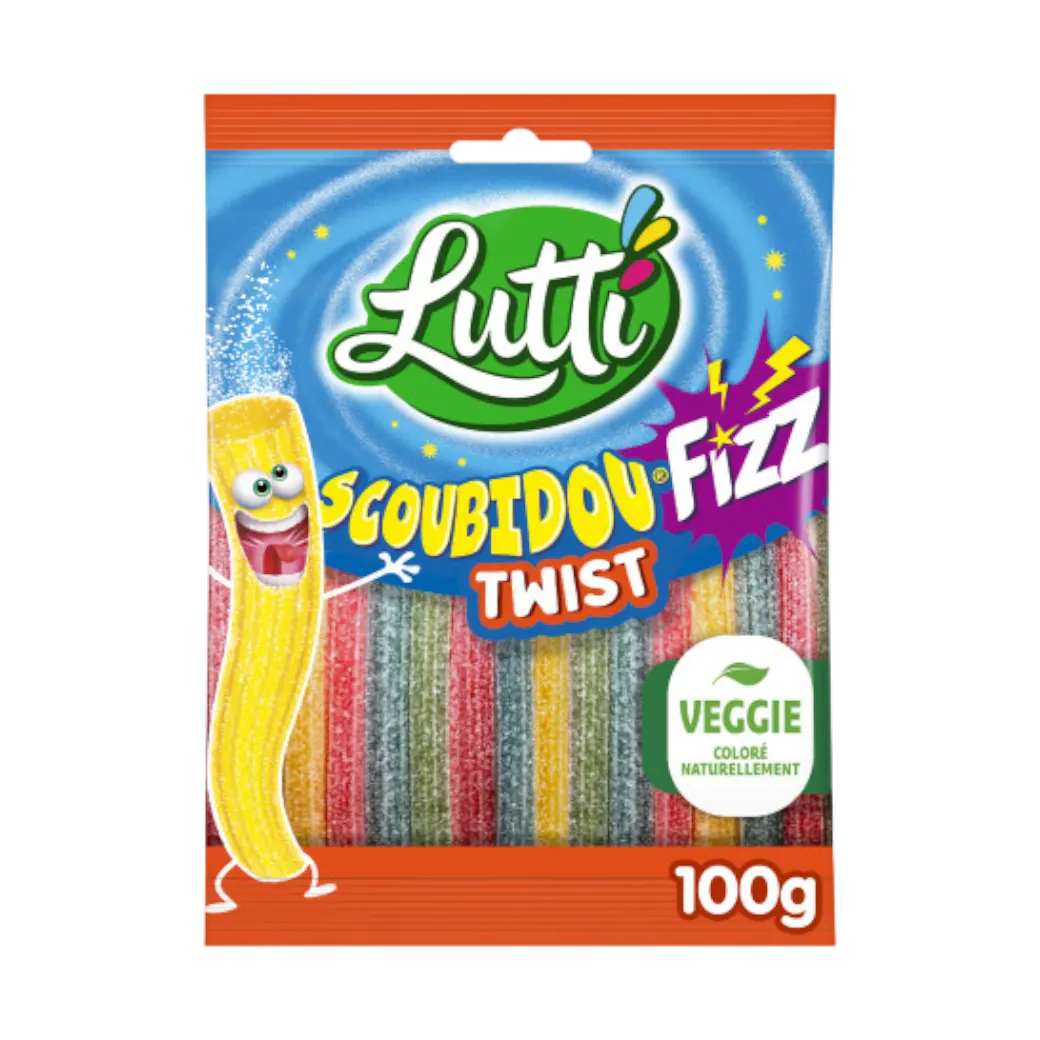 Scoubidou fizz twist 100g - LUTTI