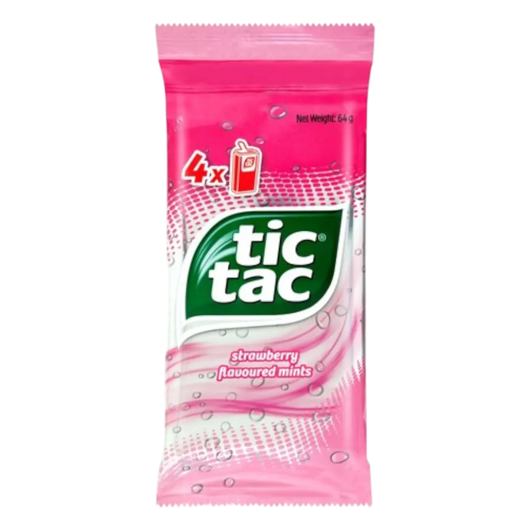 Bonbon strawberry mix t4 - TIC TAC