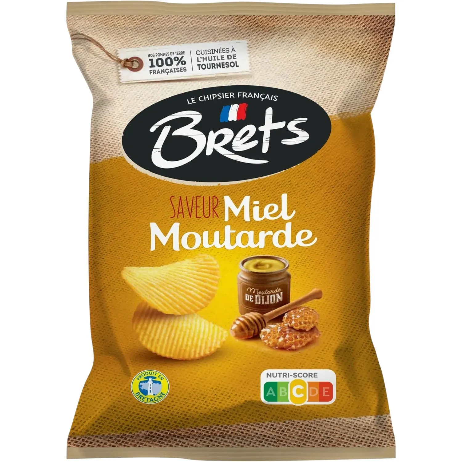 Chips saveur miel moutarde 125g - BRETS