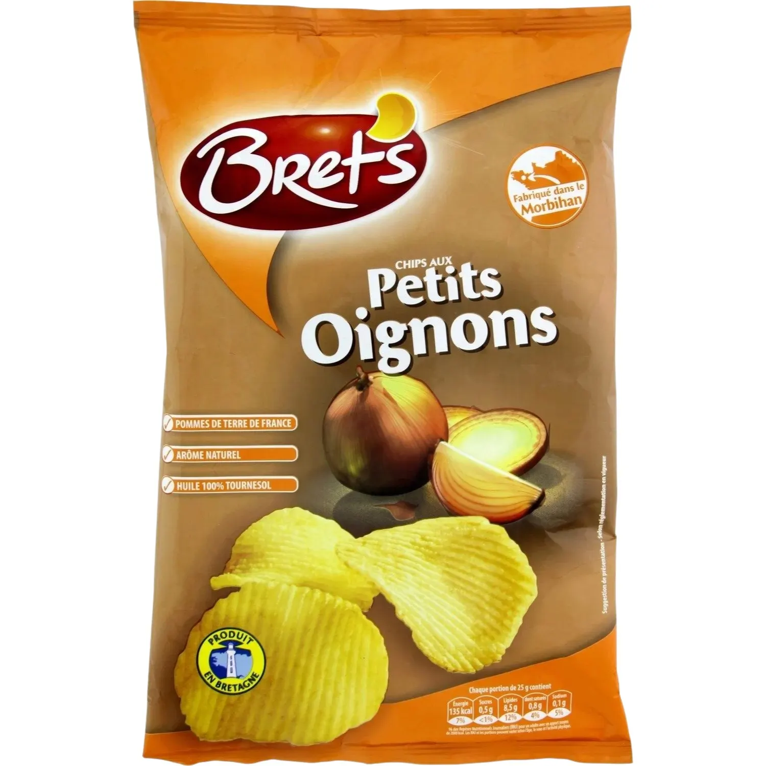 Chips aux petits oignons 125g - BRETS