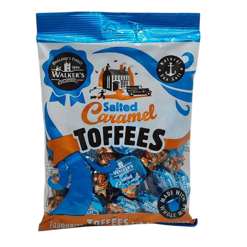 Bonbons toffees au caramel salé 150g - WALKERS