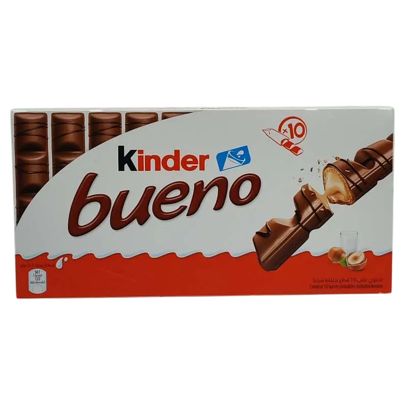 Barres chocolatées Kinder Bueno T10 220g - KINDER