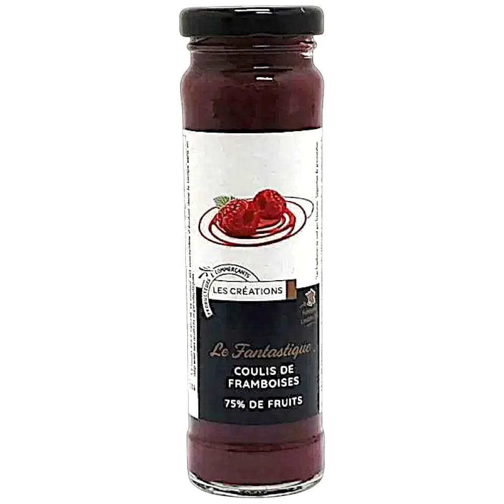 Intermarché - Coulis de framboises Les créations 165g - CHABRIOR