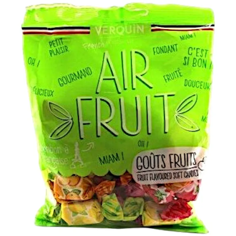 Bonbons fruités Air Fruits 125g - VERQUIN
