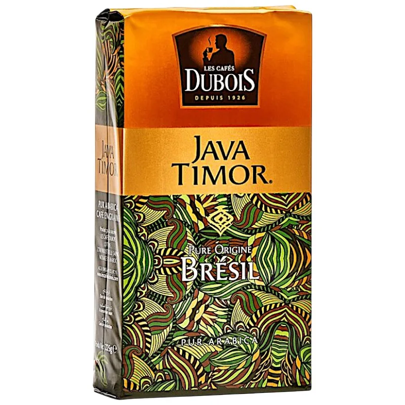 Café moulu Pur origine Brésil pur arabica Java Timor 200g - LES CAFÉS DUBOIS