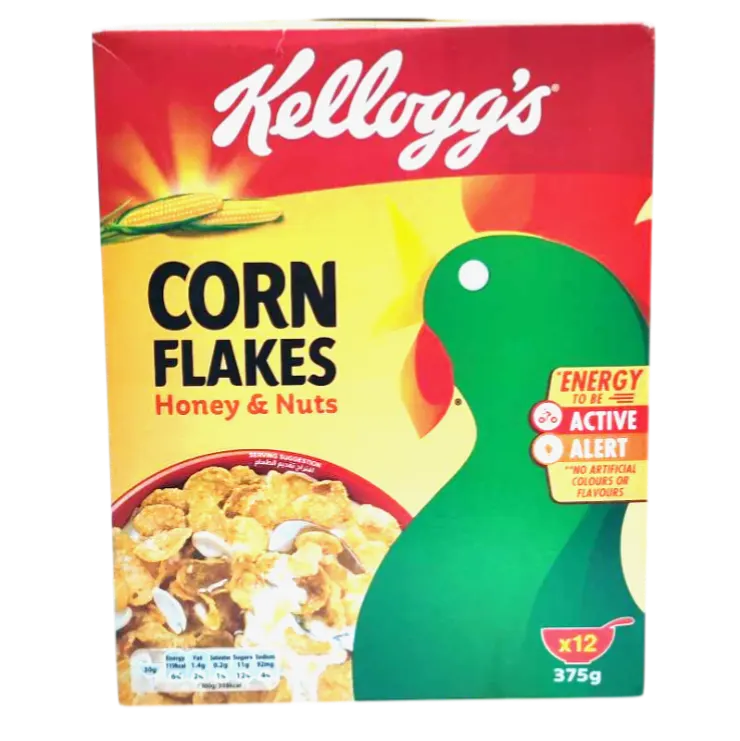 Céréales maïs au miel et cacahuètes 375g - KELLOGG’S CORN FLAKES