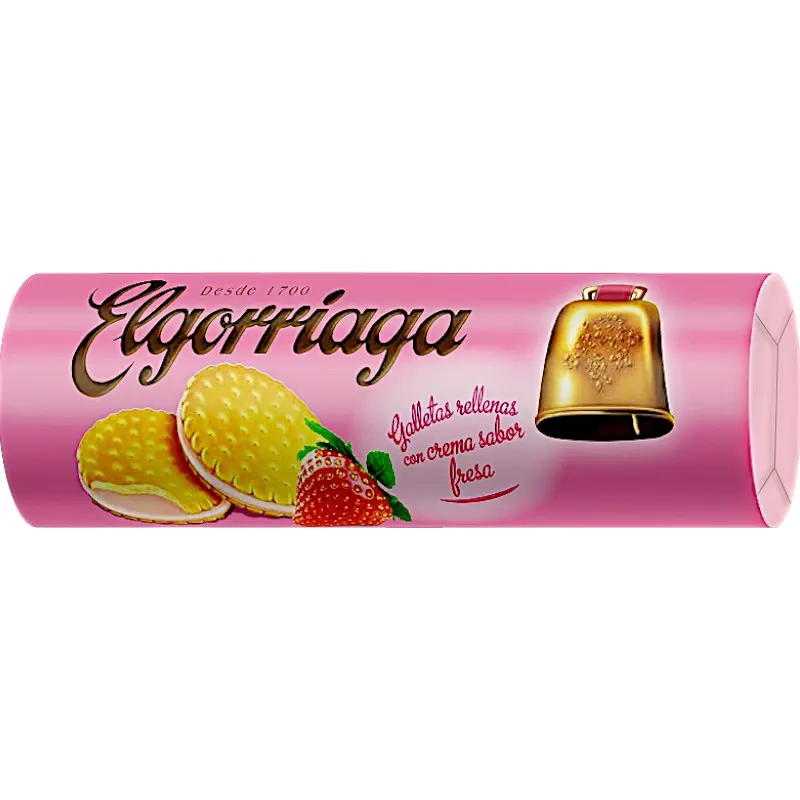 Biscuits fourrés à la fraise 180g - ELGORRIAGA