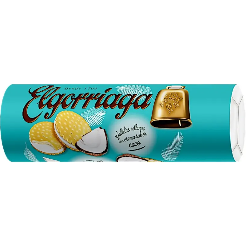 Biscuits fourrés à la noix de coco 300g - ELGORRIAGA