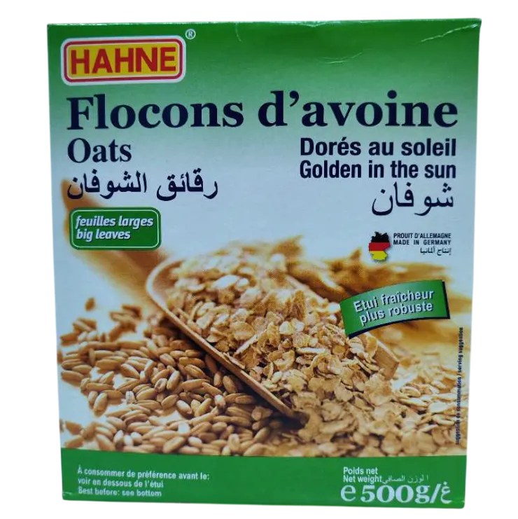 Flocons d'avoine feuilles larges 450g - HAHNE