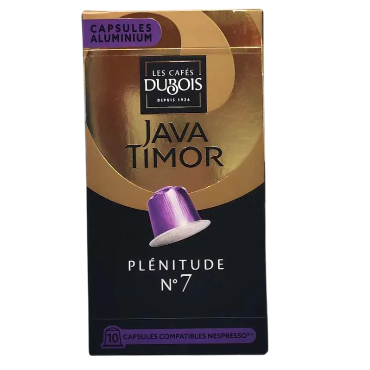 Capsules de café Plénitude n°7 Java Timor x10 unités - LES CAFÉS DUBOIS
