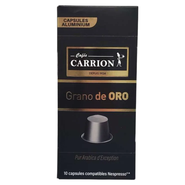 Capsules Espresso Grano de Oro x10pcs 50g - CAFÉS CARRION