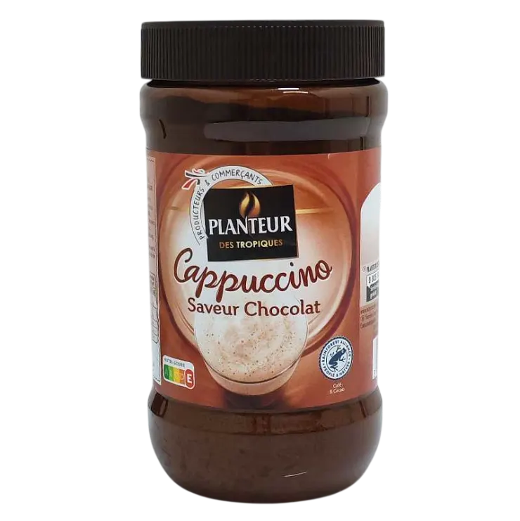 Intermarché - Cappuccino saveur chocolat 270g - PLANTEUR DES TROPIQUES 