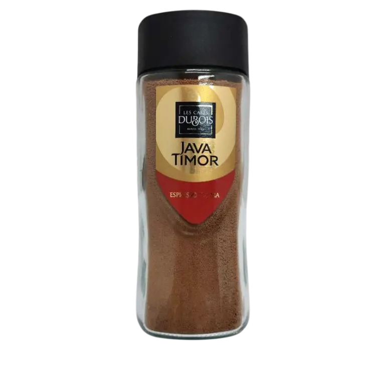 Café soluble Espresso Crema Java Timor 80g - LES CAFÉS DUBOIS