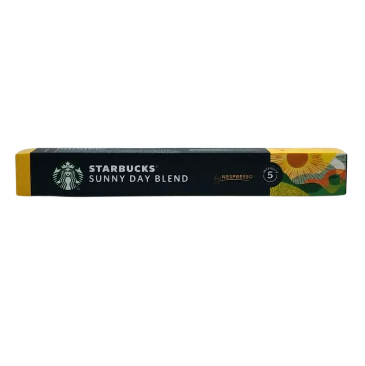 Capsules de café Sunny Day Blend Lungo n°5 x10 unités 56g - STARBUCKS