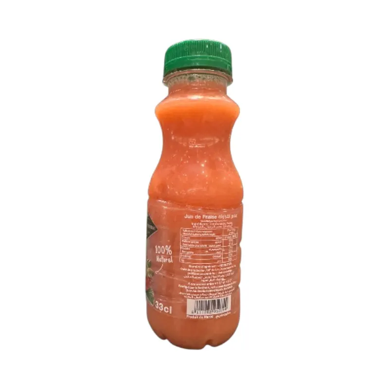 Jus de fraise pressé frais 100% naturel 33cl - vue 2