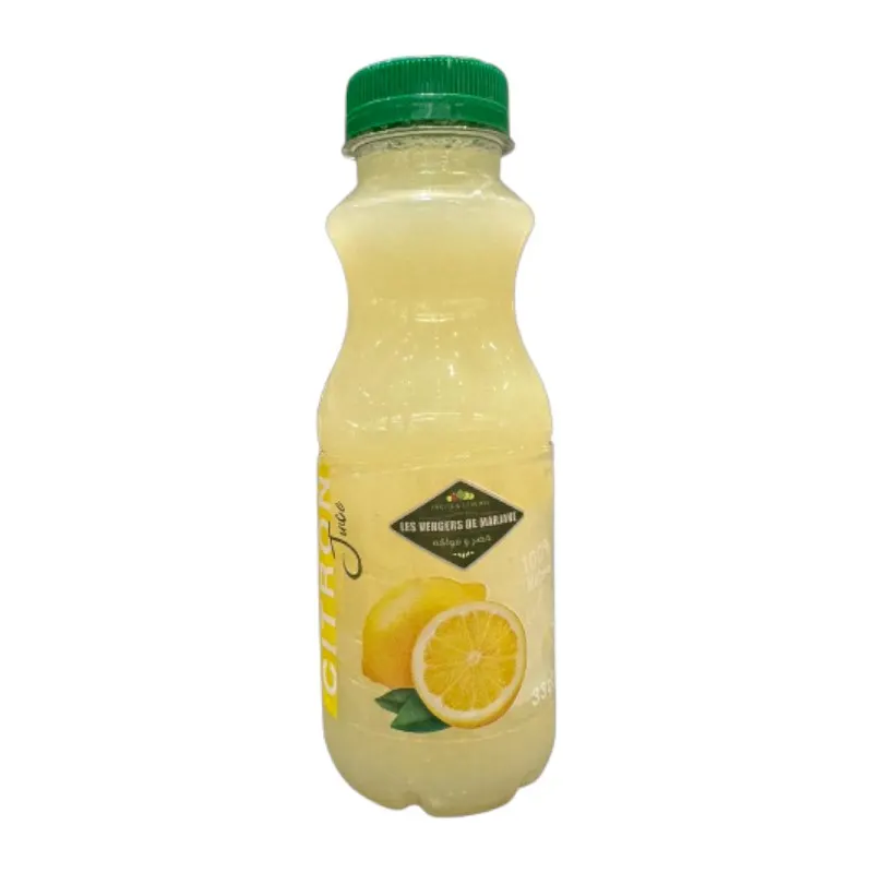 Jus de citron pressé frais 100% naturel 33cl - vue 2