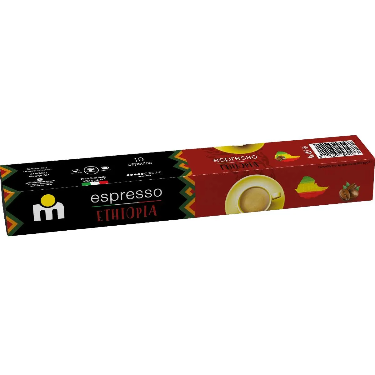 Capsules de café espresso Ethiopia x10 - MARJANE