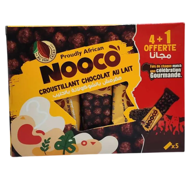 Barres croustillantes  5x18g - NOOCO - vue 2