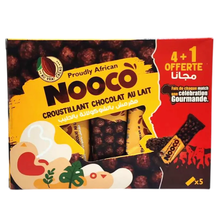 Barres croustillantes  5x18g - NOOCO
