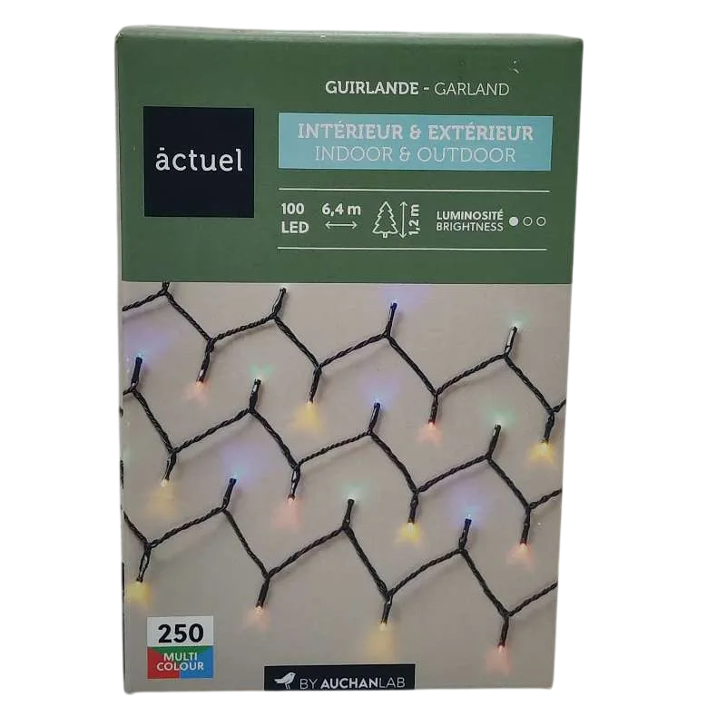 Guirlande avec 3 couleurs 100 Led