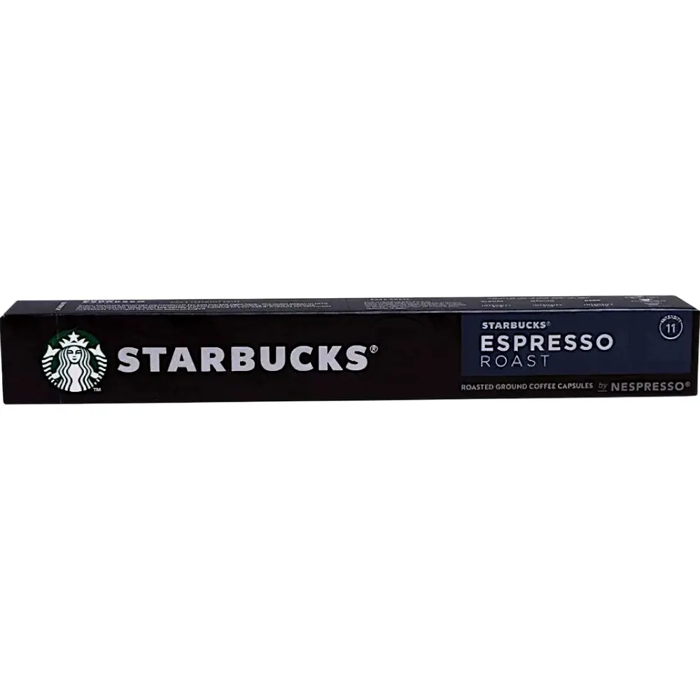 Capsules de café Espresso Roast n°11  x 10 unités 57g - STARBUCKS