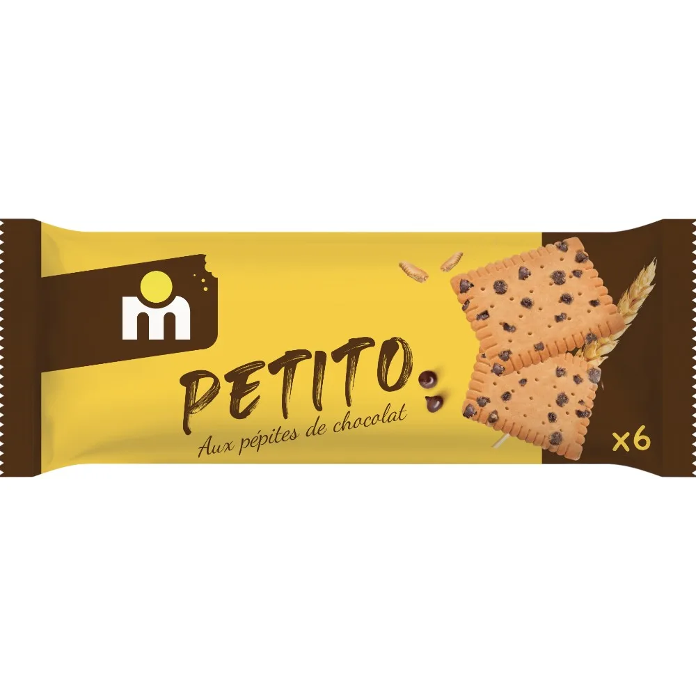 Biscuits aux pépites de chocolat Pépito 62g - MARJANE
