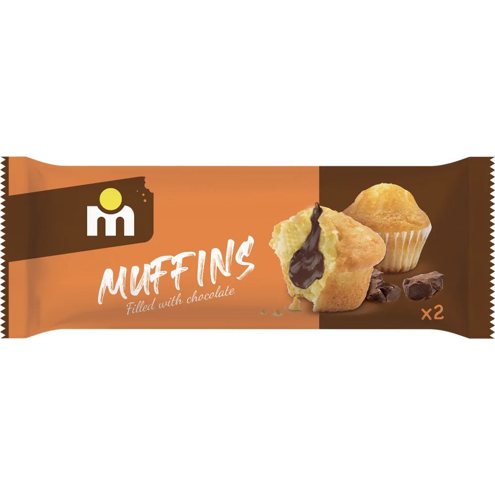 Muffins fourrés au chocolat 48g - MARJANE