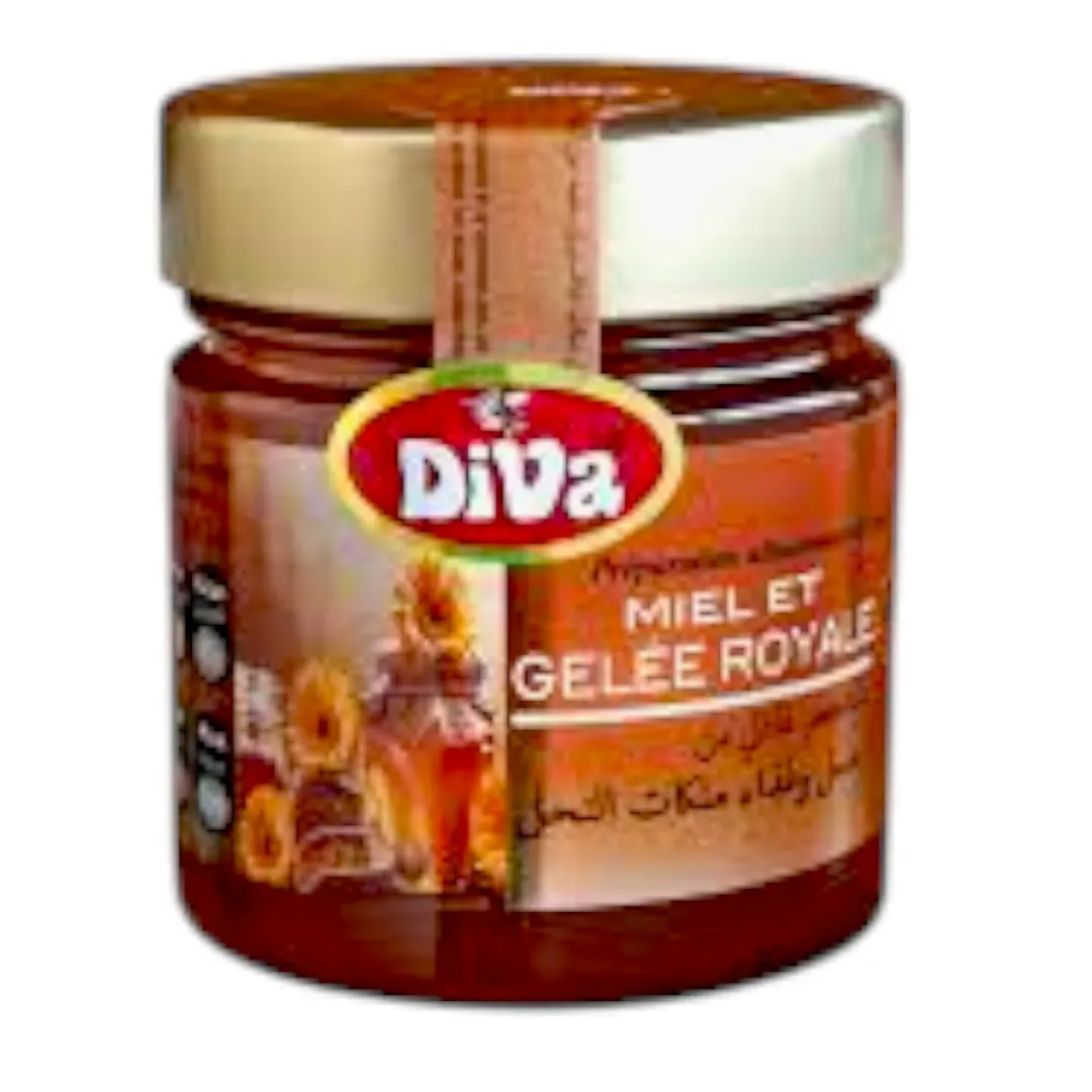 Miel et gelée royale 250g - DIVA