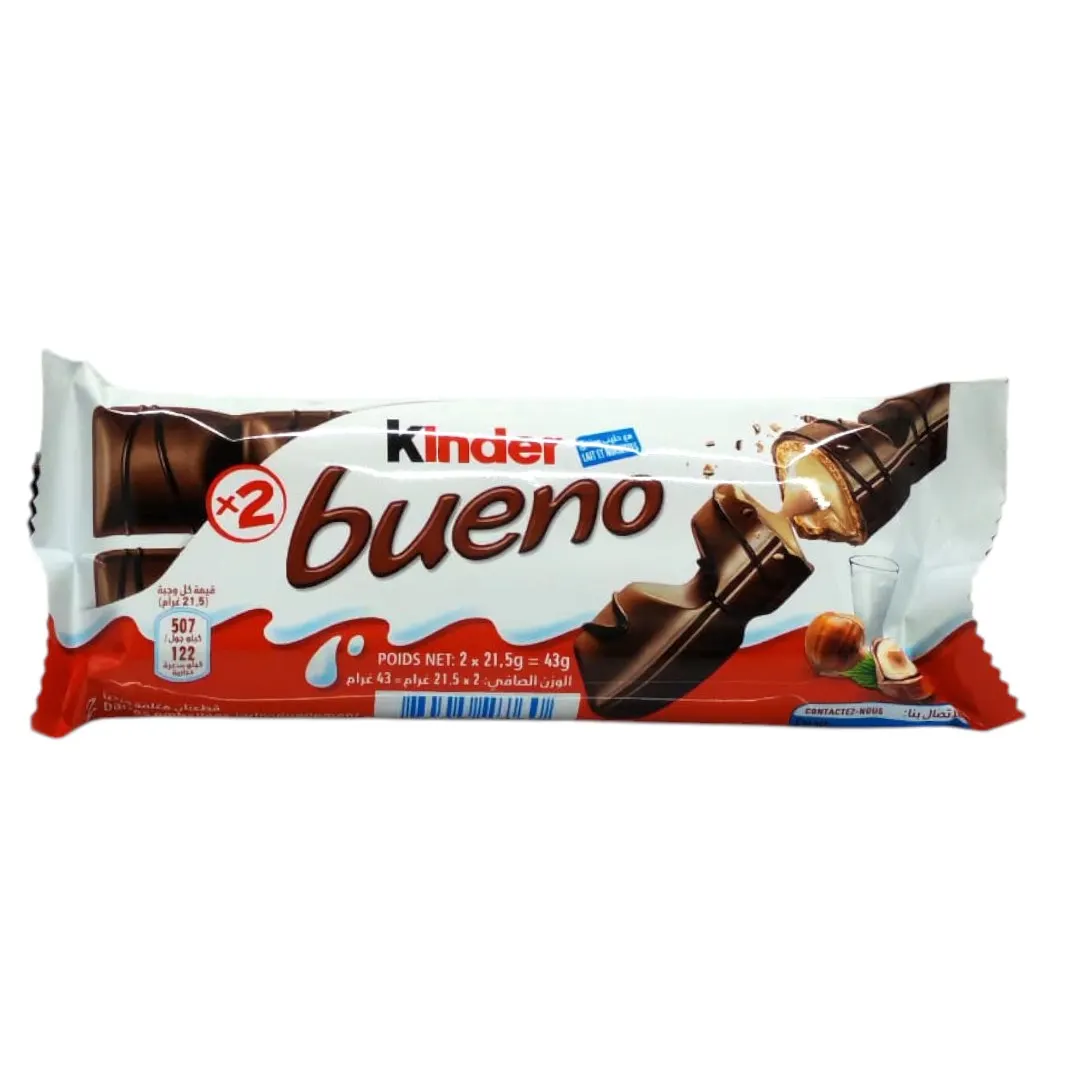 Barre de chocolat Kinder Bueno 43g - KINDER